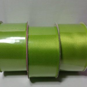Morex Green Satin Sensations Ribbon 3 Rolls 1.5"